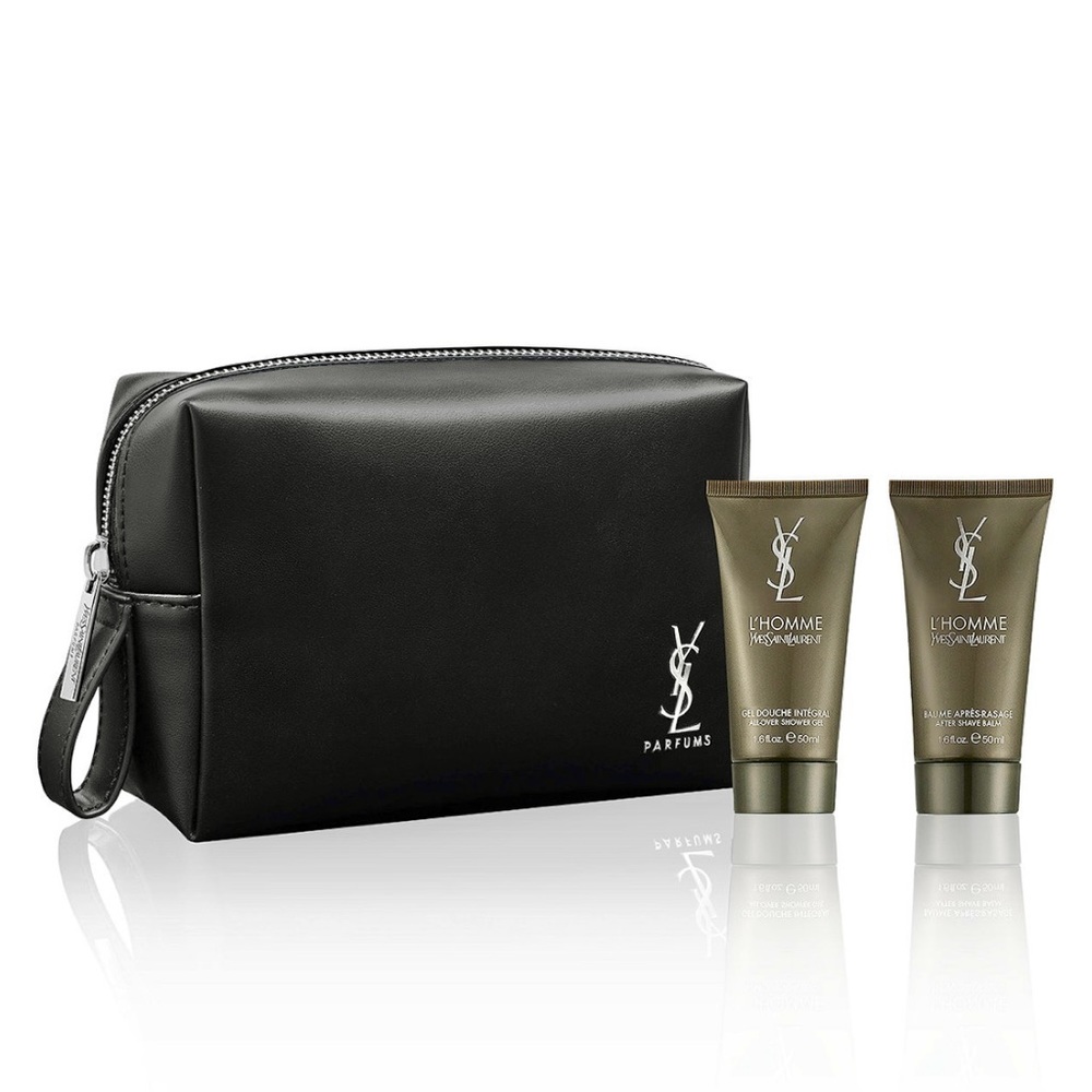 YSL Yves Saint Laurent Pouch cosmetic bag shower gel shave balm